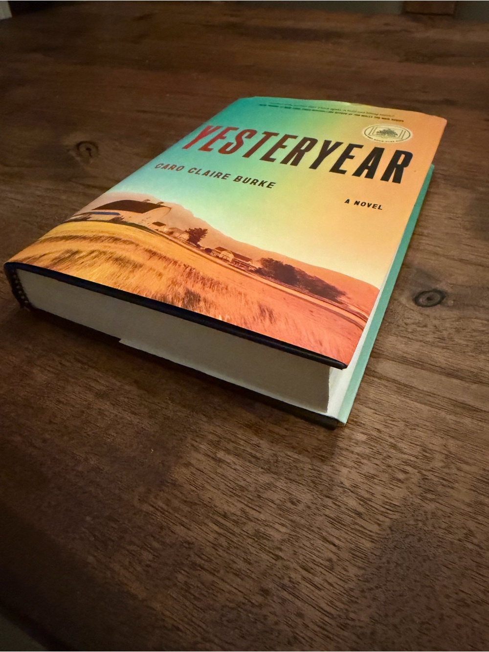 Yesteryear Hardcover Book - Turquoise and Orange Cover